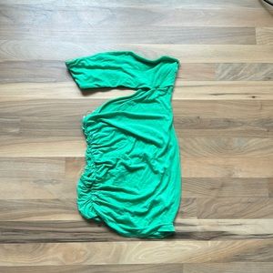 kelly green mini dress